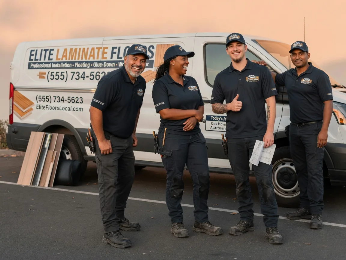 Laminate flooring installation company in Hanston, KS